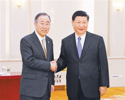 習(xí)近平會(huì)見(jiàn)博鰲亞洲論壇理事長(zhǎng)潘基文