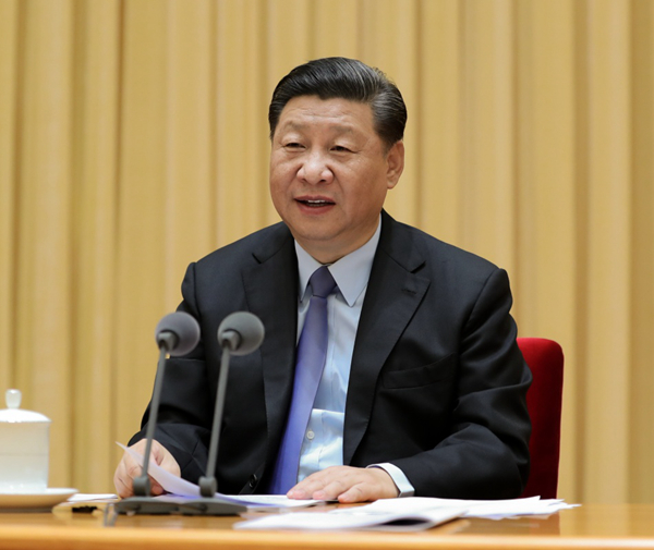9月10日，全國教育大會(huì)在北京召開。中共中央總書記、國家主席、中央軍委主席習(xí)近平出席會(huì)議并發(fā)表重要講話，代表黨中央向全國廣大教師和教育工作者致以節(jié)日的熱烈祝賀和誠摯問候。（新華社記者 王曄 攝）