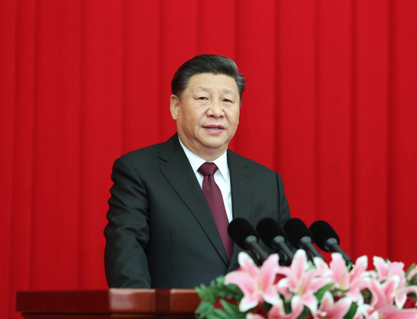 12月29日，全國政協(xié)在北京舉行新年茶話會(huì)。中共中央總書記、國家主席、中央軍委主席習(xí)近平在茶話會(huì)上發(fā)表重要講話。 新華社記者 鞠鵬 攝