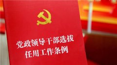 嚴(yán)把領(lǐng)導(dǎo)干部選拔任用關(guān)